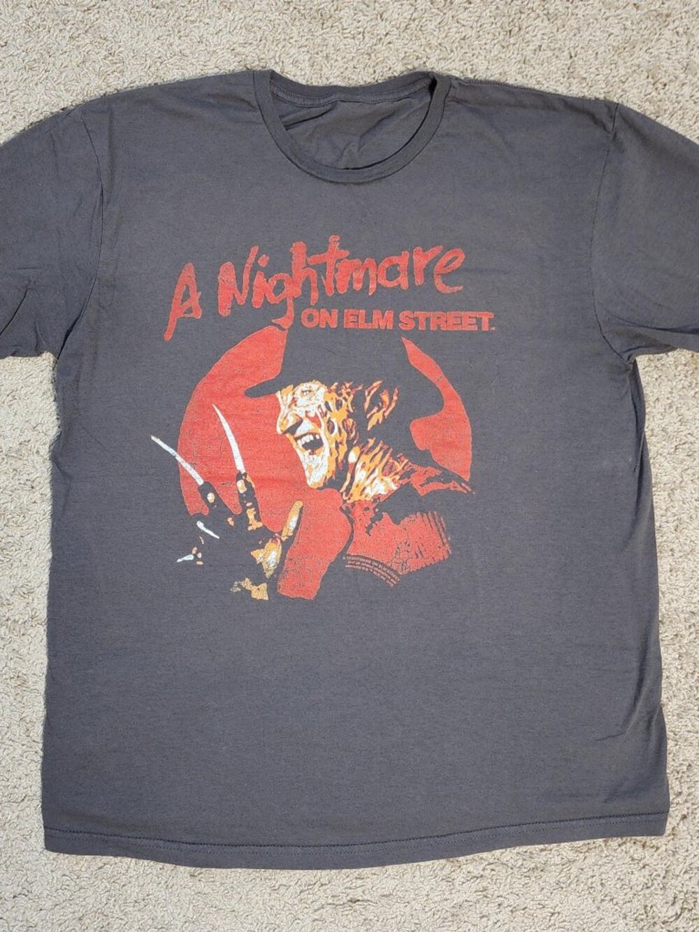 A Nightmare on Elm Street - T Shirt - Freddy's Face - Size Medium